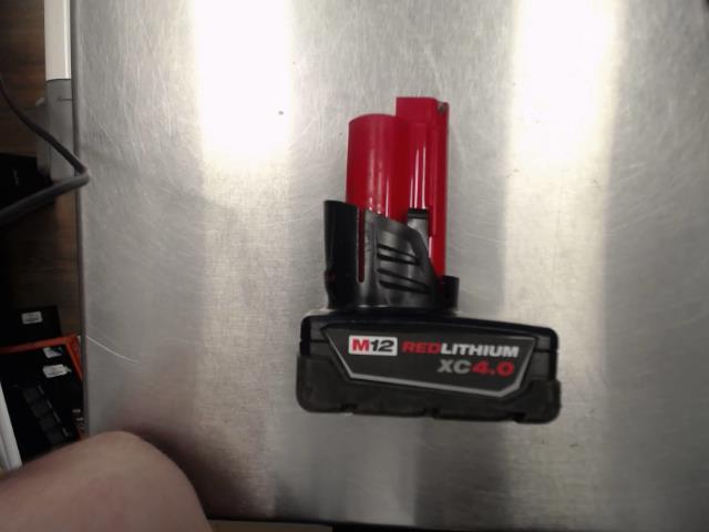 Batterie milwaukee redlithium m12 xc4.0