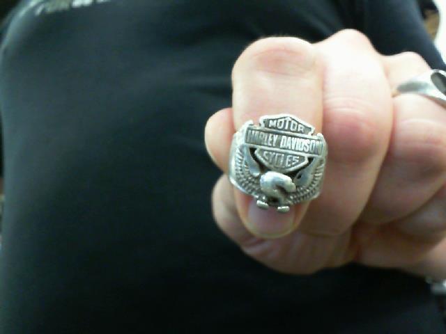 Bague en silver harleydavidson