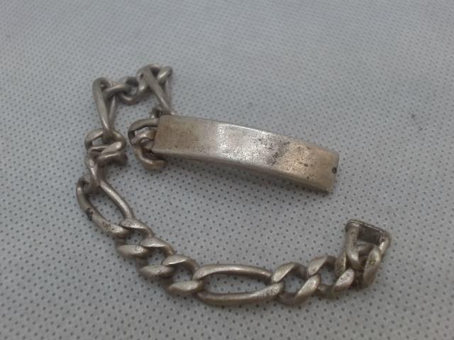 Bracelet en argent bris