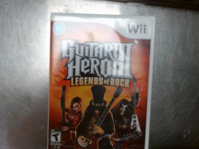 Guitar hero iii legends of rock