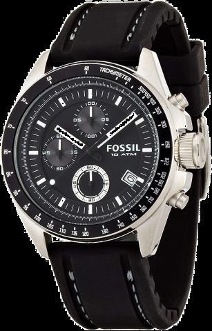 Montre noir fossil bracelet qualit