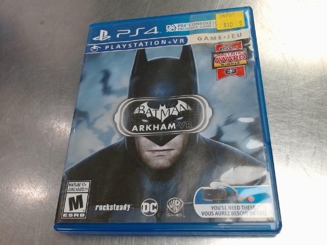 Batman arkham vr ps4