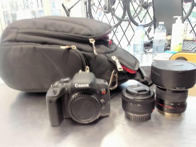 Canon t7i kit 2 lens+bag+accesoires