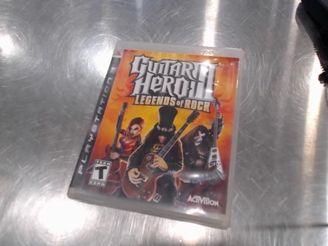 Guitar hero 3 legend of rock ps3