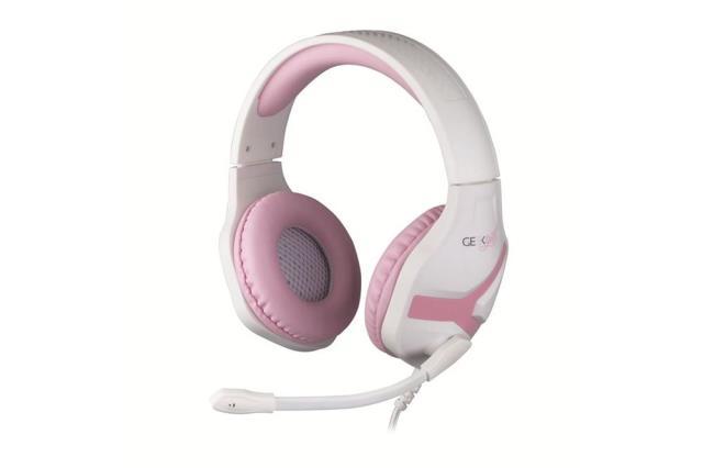 Casque de gaming pour fille rose