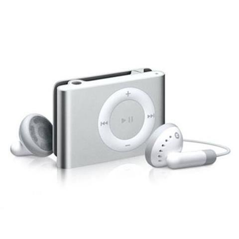 Ipod shufull avec petit casque blanc