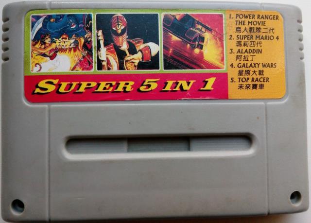 Super 5 en 1 super nintendo