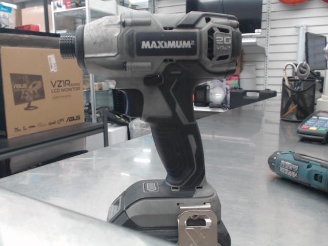 Impact driver maximum