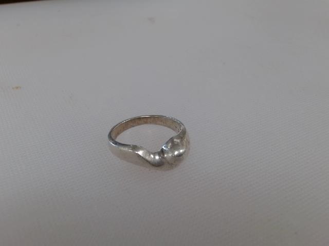 Bague argent 2 lignes