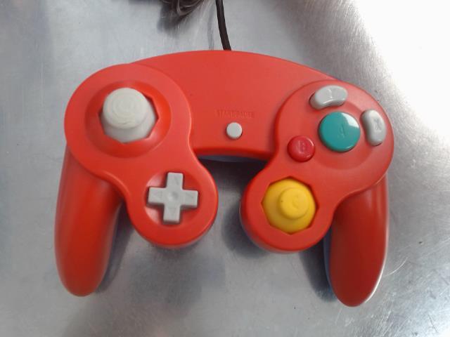 Manette gamecube generique (rouge/bleu)