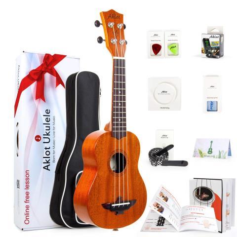 Ukulele aklot + case