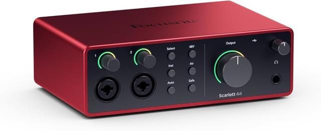 Scarlet 4th gen 4i4 audio interface