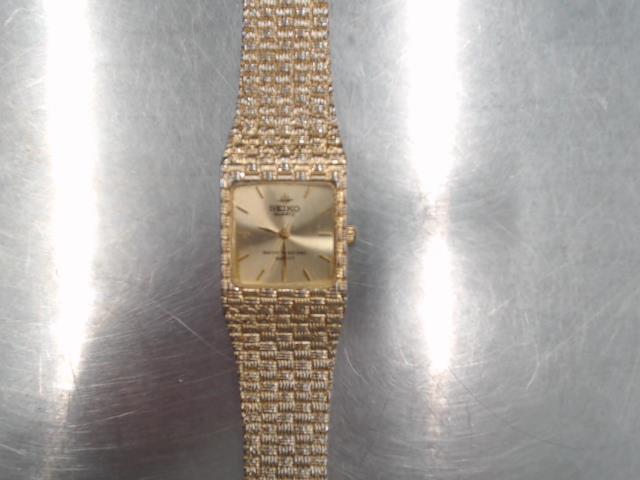 Montre plaque gold seiko