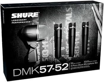 Wired drum dynamic microphone kit shure