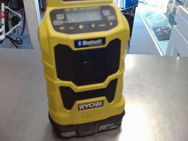 Speaker ryobi avec batt 1.5ah