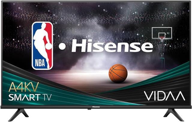 Tv hisense avec manette et patte