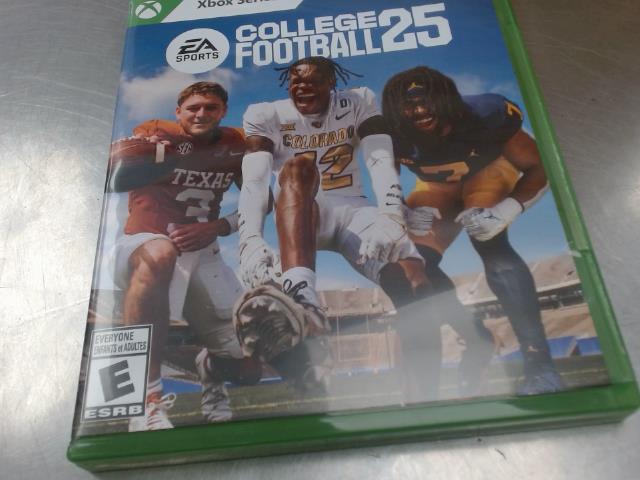 Colleges football 25 xbox series x