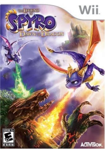 Wii the  legend of spyro dawn of the dra