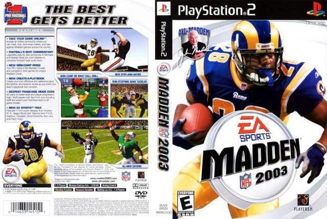 Ps2 madden 2003