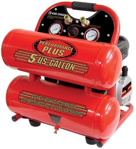 Compresseur performance plus 5 gallon