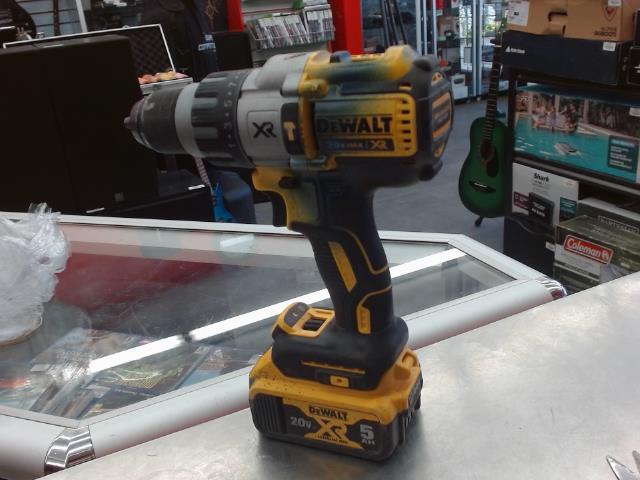 Drill dewalt xr20v max av bat20v max 5ah