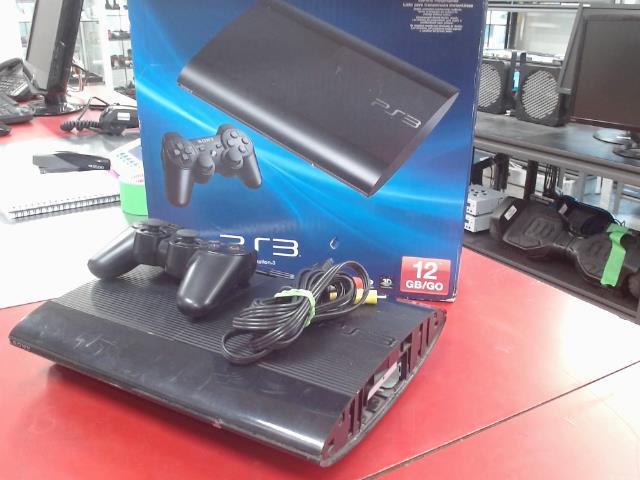 Console ps3 superslim + manette + fil