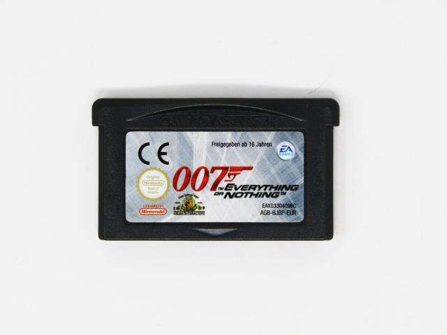 007 everything or nothing gba