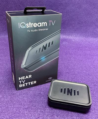 Iqstream tv nuheara clearer tv audio