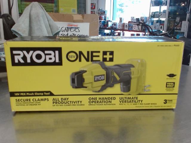 Ryobi cordless pex tubing clamp neuf