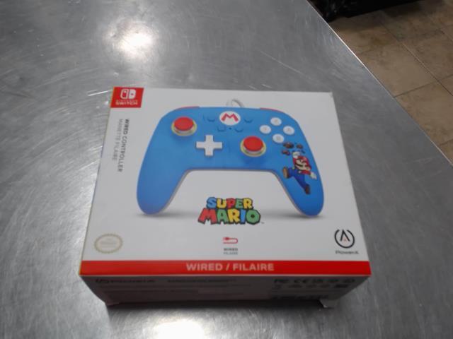 Manette mario pour switch filaire