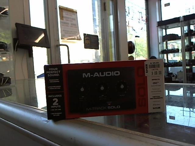 M-audio m-track solo 2 channel interface