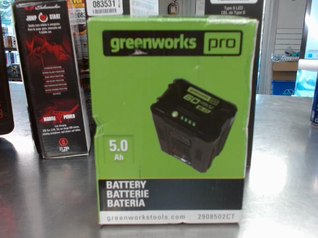 Batterie greenworks 5ah en boite