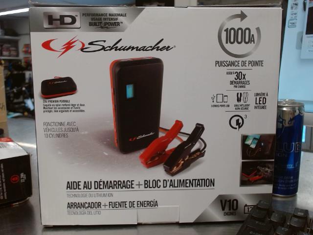 Jump starter+power pack 1000a neuf