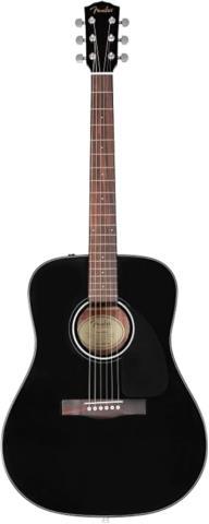 Fender acoustique noir