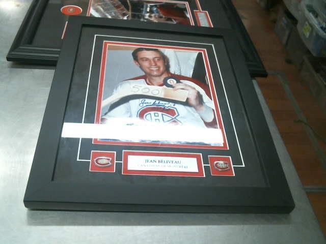 Cadre jean beliveau sign