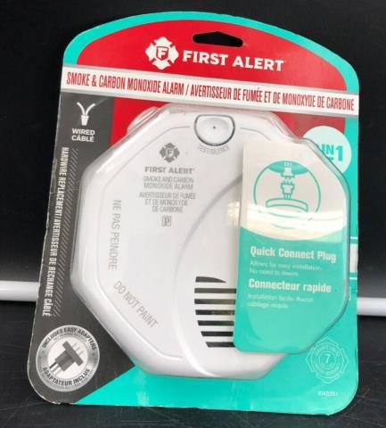 Smoke and carbon monoxide  alarm  new