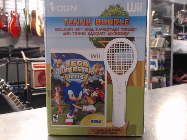 Wii sega superstars tennis avec raquette