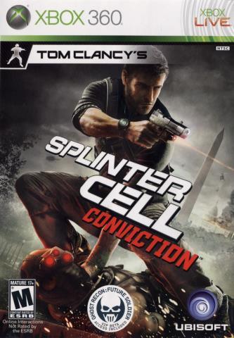 Xbox 360 splinter cell conviction