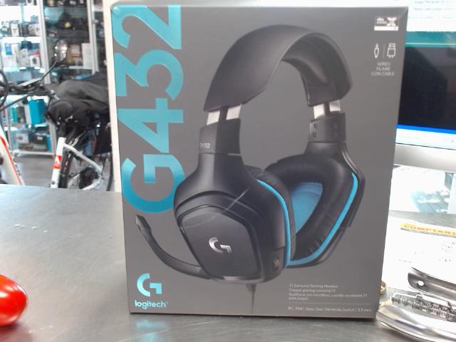 Casque gaming logitech en boite