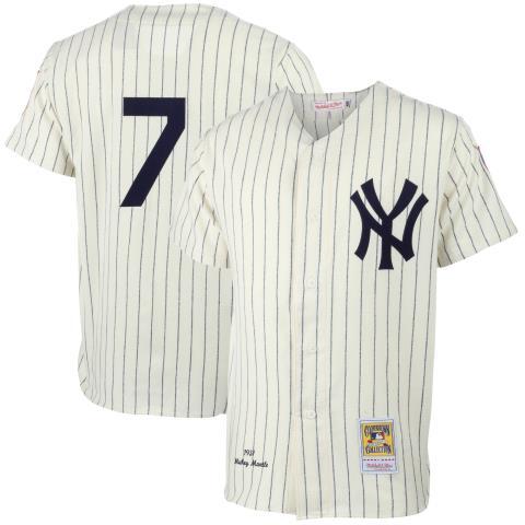 Mickey mantle cooperstown vintage jersey