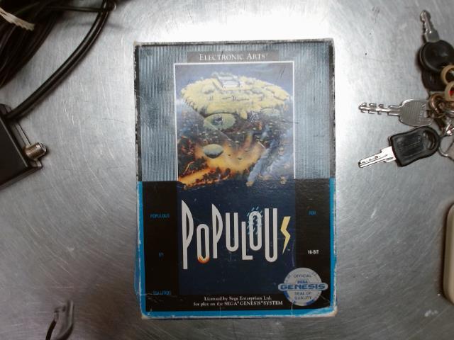 Jeu sega genesis populous cib