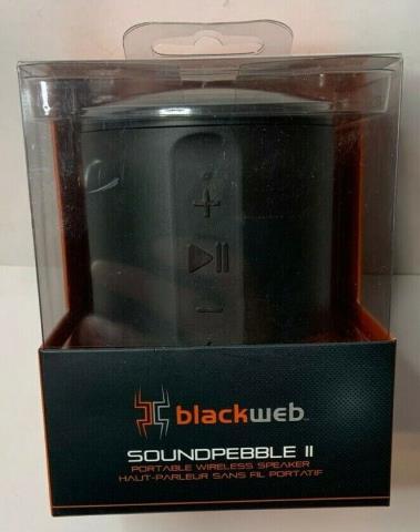 Bluetooth speaker blackweb noir