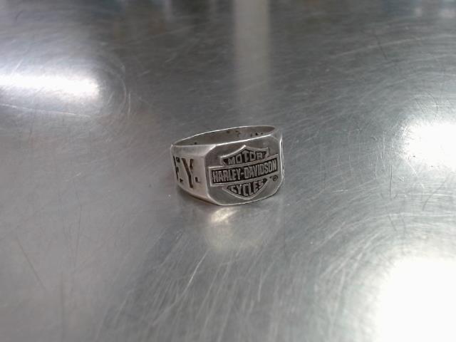 Bague en argent harley davidson