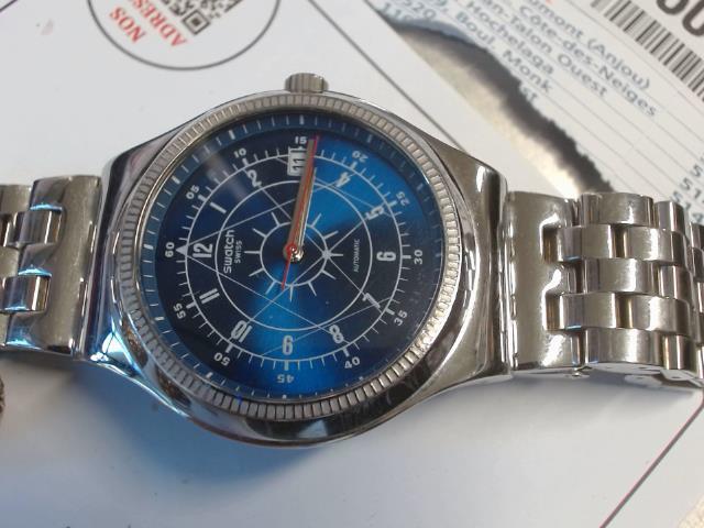 Montre blue font stainless