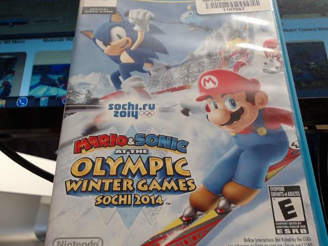 Mario & sonic  olympic winter games 2014