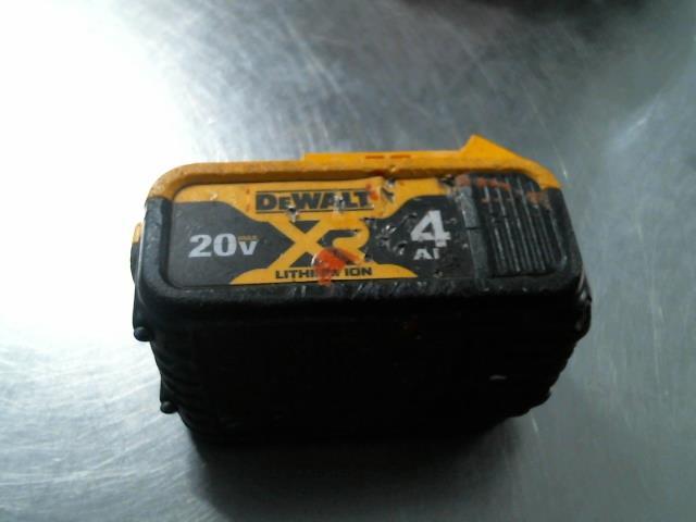 Batterie dewalt 20v 4ah