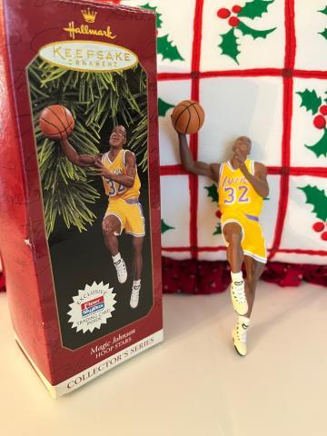 Magic johnson collectible ornament