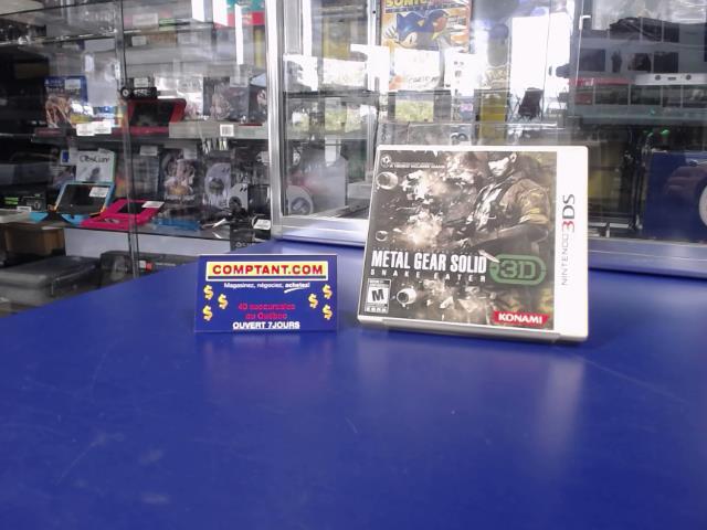 Metal gear solid snake eater 3d