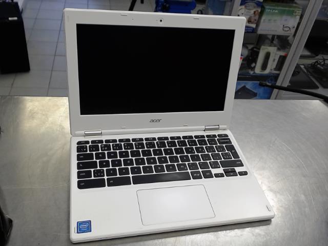 Laptop acer chromebook blanc+chargeur