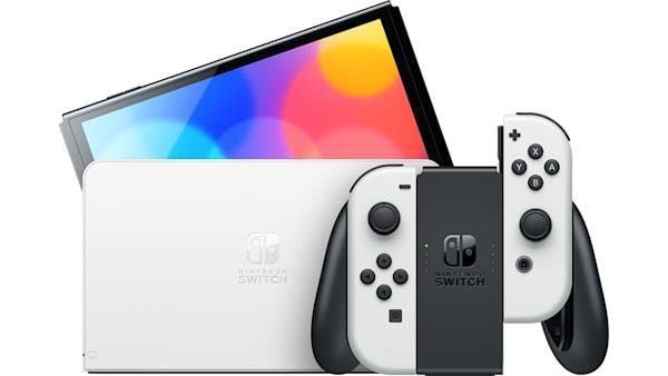 Nintendo switch oled blanche + case+dock